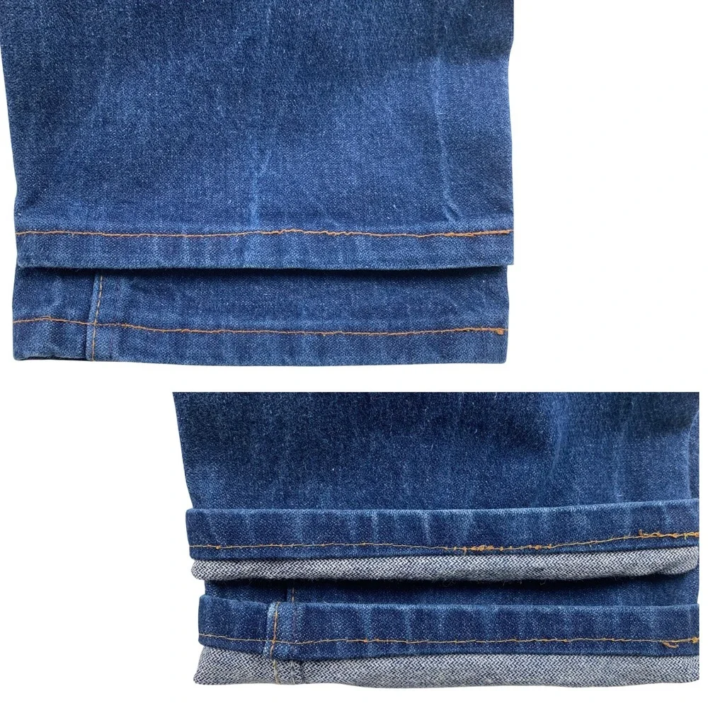 Wrangler 13MWZ Made in USA‎ Cowboy Cut Jeans 38x33 (37x29) Dark Wash Vintage EUC